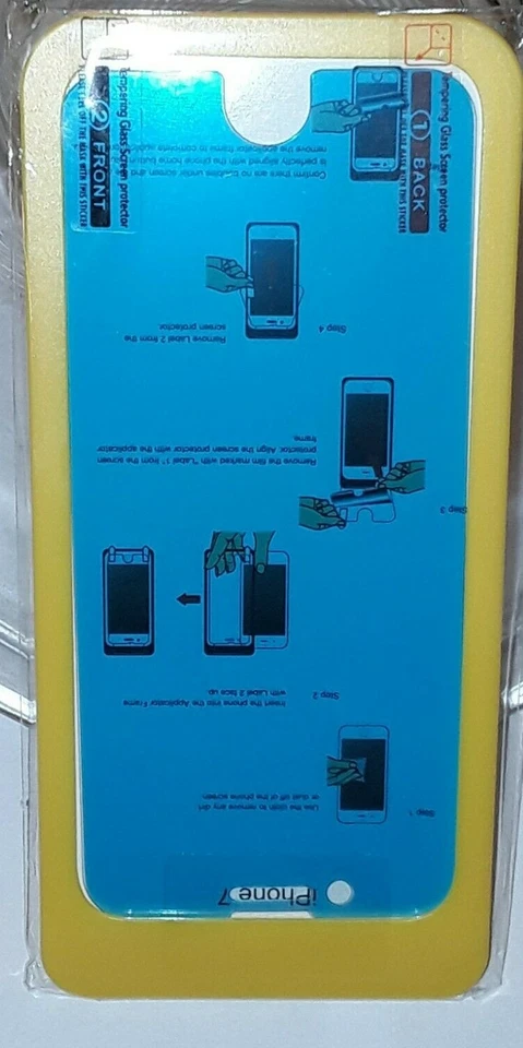 Protector Pantalla Vidrio Templado I-Phone 7 Tekshield (TS-TG-107) Amarillo Foto 3 de 4