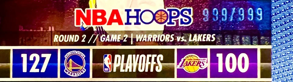 KLAY THOMPSON 2023-24 PANINI NBA HOOPS GOLD ROAD TO FINALS 13 #999/#999 Bookends - Image 4 of 4