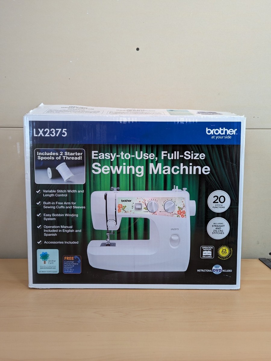 BROTHER SEWING MACHINE LX2375 W Original Box & Extras | eBay
