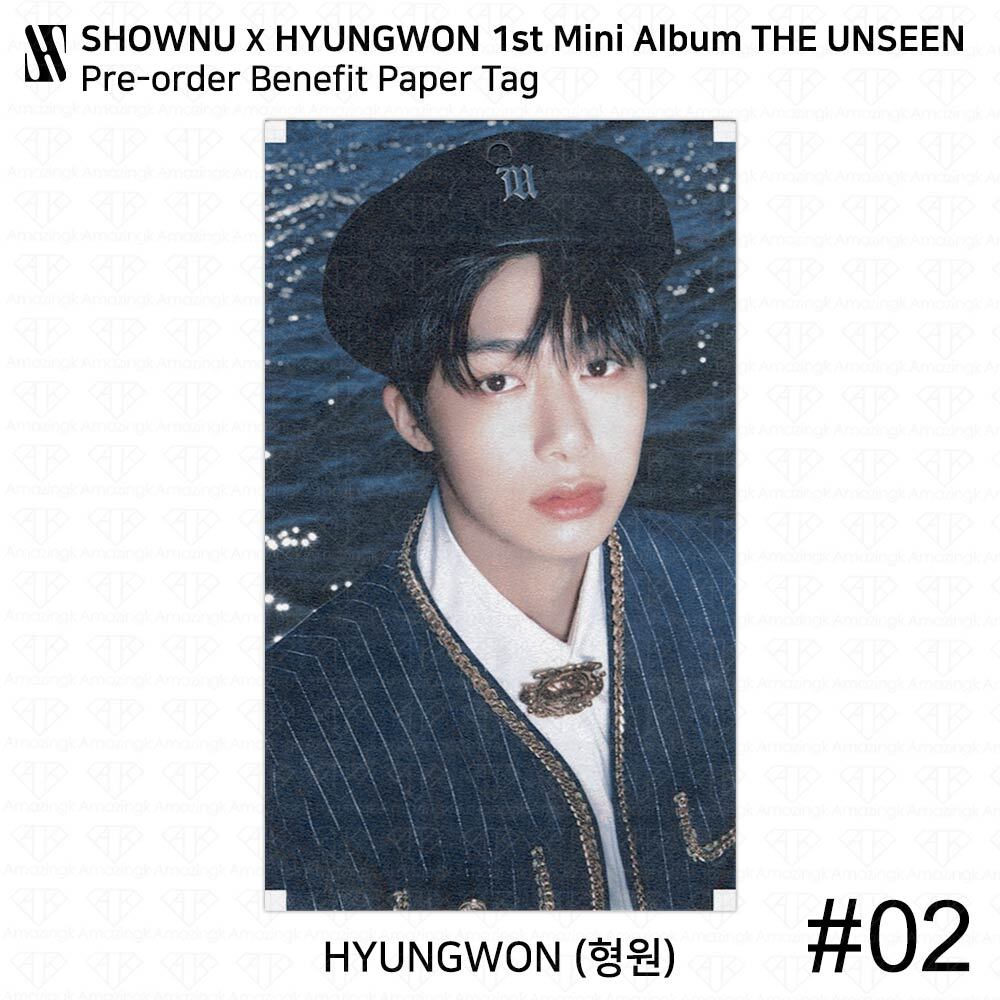 MONSTA X THE UNSEEN ヒョンウォン　特典トレカ MONSTA X SHOWNU x HYUNGWON 1st Mini Album THE UNSEEN
