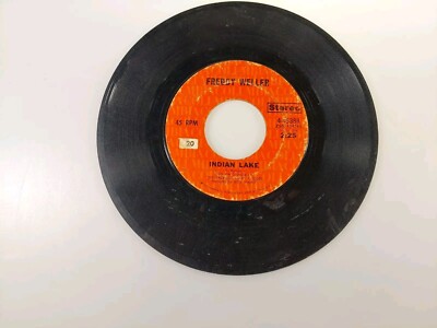 FREDDY WELLER INDIAN LAKE / I'D DO IT ALL OVER YOU 45 RPM RECORD