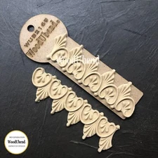 WoodUbend Heat Bendable Pack Of Two Baroque WUB2169 4x13cm