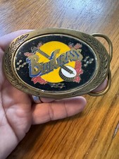 Bluegrass with Banjo Belt Buckle - Solid Brass 1980