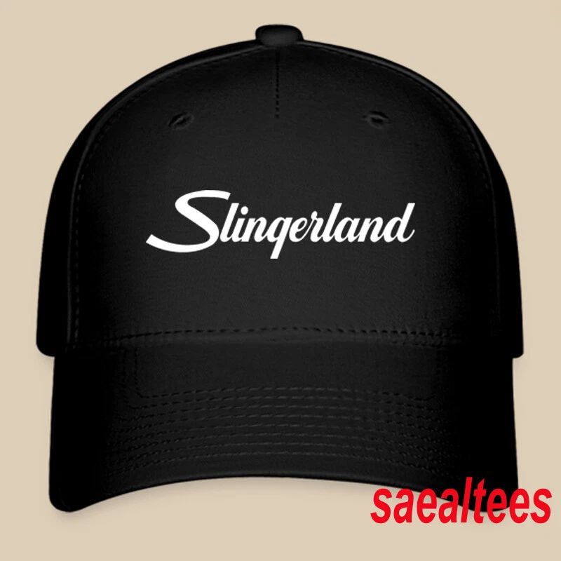 Slingerland Black Hat Twill Cap Baseball Cap