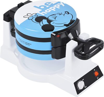 Disney Mickey & Minnie Double Flip Waffle Maker by Select Brands Disney Mickey & Minnie Double Flip Waffle Maker by Select Brands