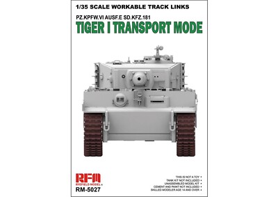 Ryefield Model 1/35 Tiger I Transport Mode Workable Track Link 5027