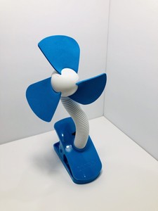 O2cool 4in Battery Operated Travel Clip On Fan Blue Perfect
