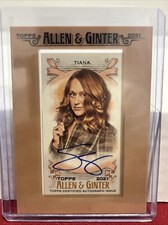 2021 Allen & Ginter Sarah Tiana Autograph Famous Comedian YouTube