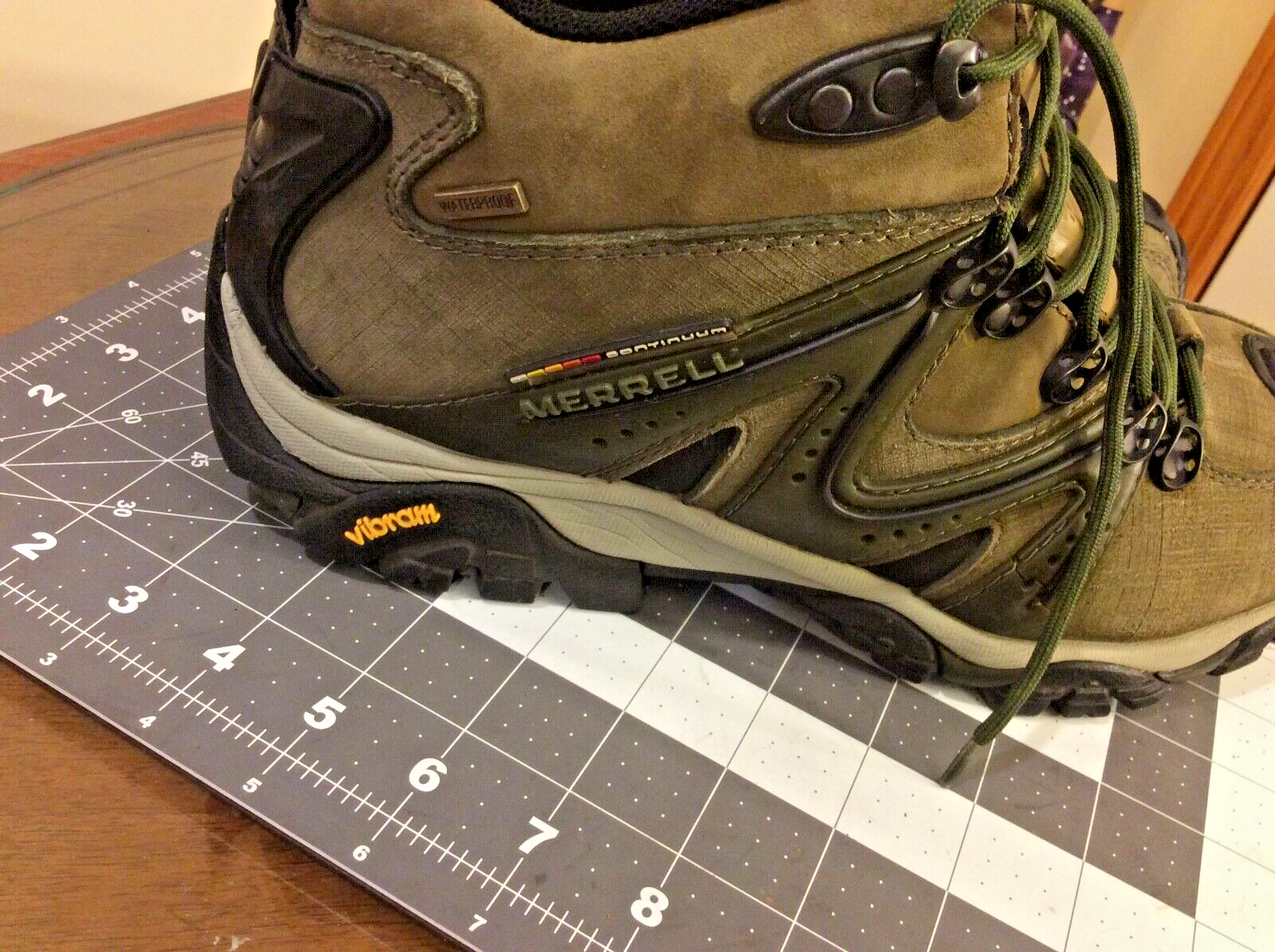 Scarpe da trekking MERRELL da uomo Continuum Vibram verdi misura US 9 5 EUR43 5