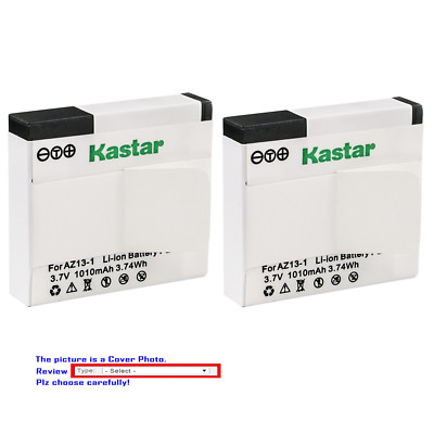 Kastar Replacement Battery for Xiaomi YI AZ13 AZ13-1 & Xiaomi Yi Action Camera