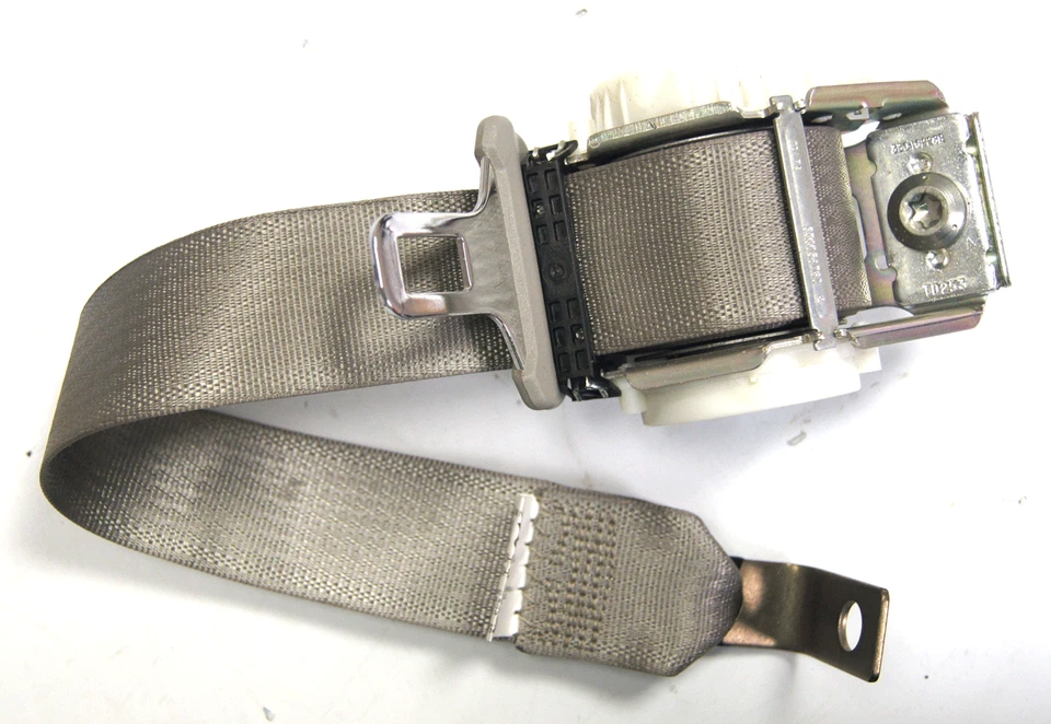 Cinturón de seguridad trasero derecho o derecho Chevy Impala 2006-16 gris titanio nuevo 25849222 19178897 Foto 2 de 4