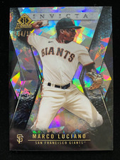 2021 Bowman Draft Invicta MARCO LUCIANO #BI-18 ATOMIC REFRACTOR #/150 Giants SP