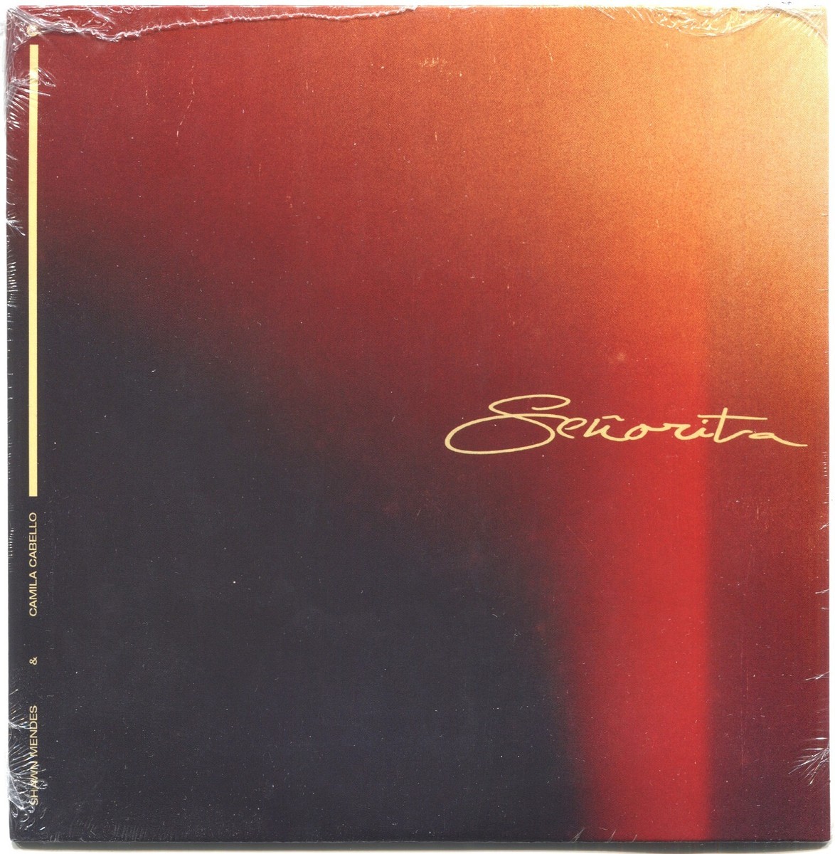 Album Cover Senorita Shawn Mendes Camila Cabello ORANGE VINYL