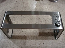 CUSIMAX Glass See-thru 2-Slice Automatic Toaster STAINLESS STEEL EXTERIOR ONLY