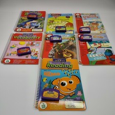 Leap Pad Interactive Books And Cartridges Lot of 7