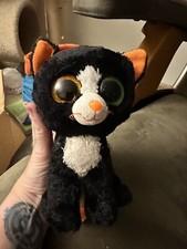 Ty Beanie Boos FRIGHTS Cat 6" Halloween Plush Stuffed