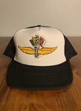 Vintage Indianapolis Speedway Snapback Trucker Hat Mesh Cap Hot Rod Association