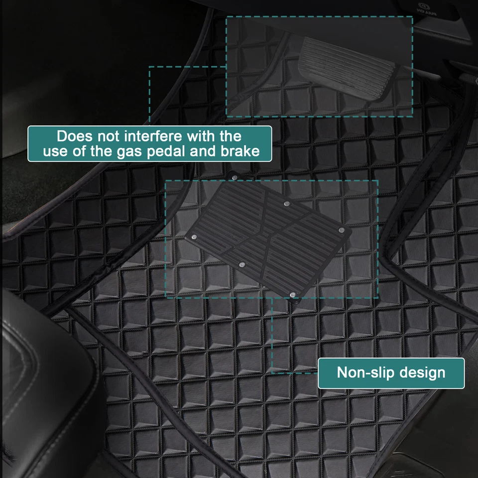 CAR FLOOR MAT Fit for 2011-2021 Jeep Grand Cherokee 3D Modeled Car Floor Liners - Imagem 4 de 4