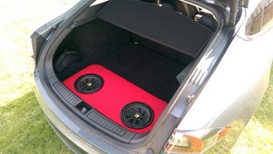 Details About Tesla Model S Custom Subwoofer Ported Enclosure And Dual Kicker Comp 10 Inch Sub