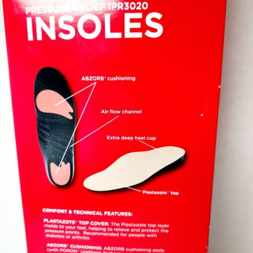 New Balance Pressure Relief Insoles IPR3020 Unisex Mens 6/Womens 7.5 New Open Bo - Picture 17 of 23