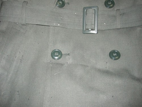 US ARMY ISSUE WOOL OVERCOAT MANS Gabardine AG44 Green with liner Size 36R~ 5986 - Picture 6 of 8
