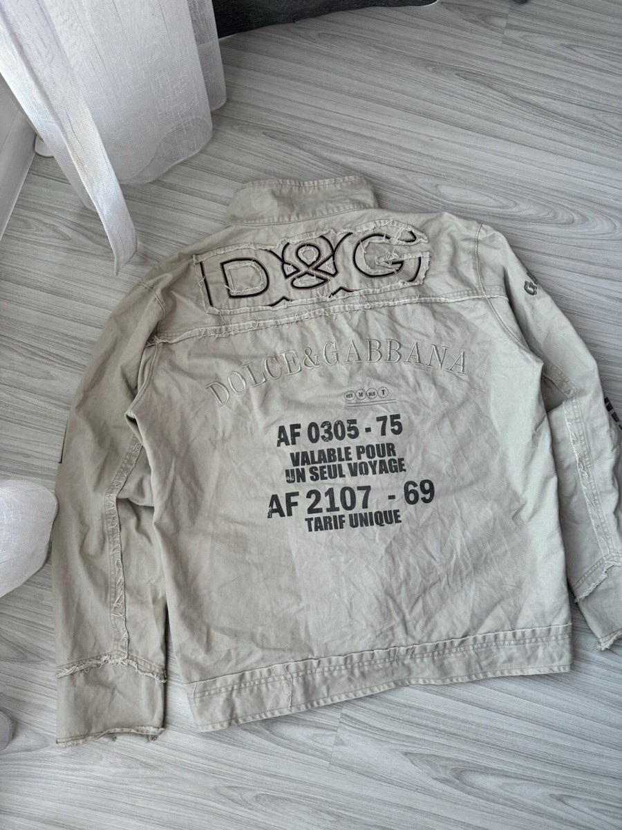 Dolce & Gabbana Denim Jacket Tour Multilogo Vintage 90s | eBay