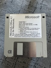 Microsoft Office 4.2 For The Macintosh, On 3.5  Floppy disks