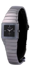 Rado R13333732 Sintra Mini Women's Platinum-tone Ceramic Diamond Watch