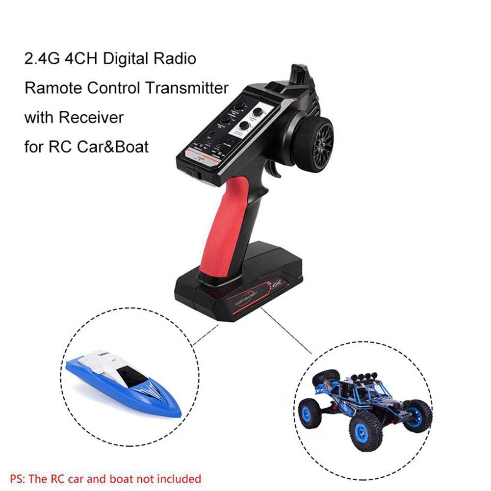 2.4GHz 4-Channel Universal RC Car Boat Model Remote Control Receiver ...