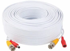 150' PREMADE POWER & VIDEO SECURITY CAMERA BNC EXTENSION CABLE CCTV WIRE CORD 