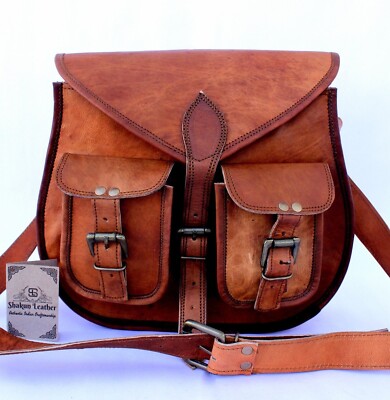 Tasche Leder Vintage Schulter Frauen Handtasche Beuteltasche weich Damen UK g...
