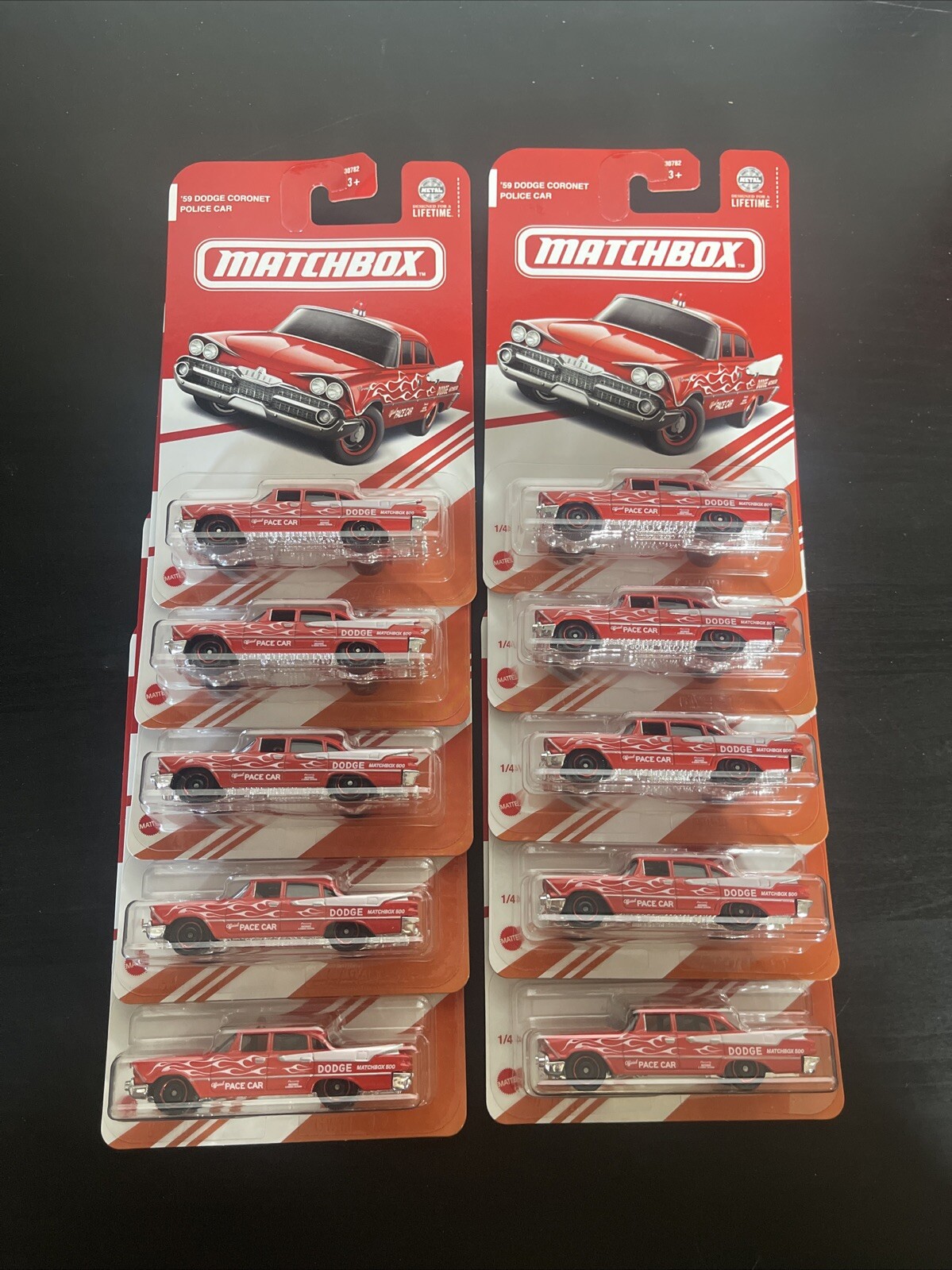 2024 Matchbox Target Red Edition 59 Dodge Coronet Police Car Exclusive