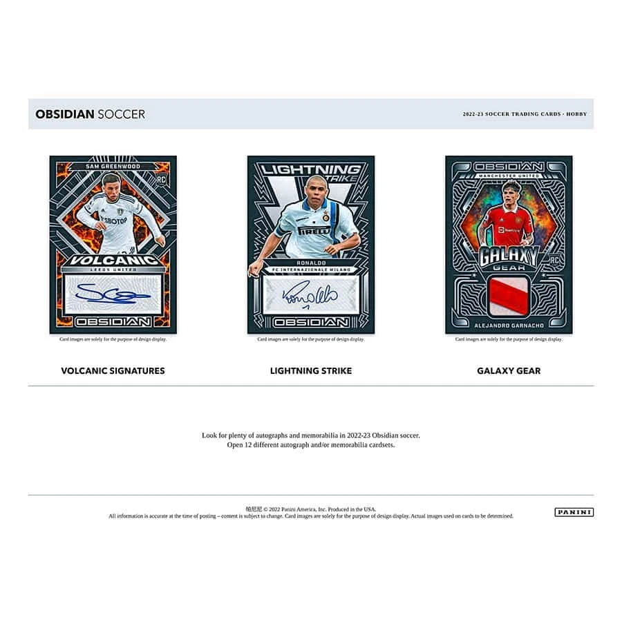 2022-23 Panini Obsidian Soccer Hobby BOX FACTORY SEALED 22PASOBS - Image 3 of 4