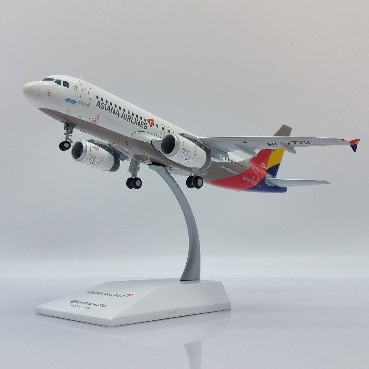 その他 ASIANA AIRLINES A320 1/200 1:200 JC Wings Asiana Airline AIRBUS A320-200 Airplane