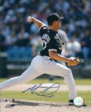 Signed 8x10 MATT THORNTON Chicago White Sox Autographed photo - COA