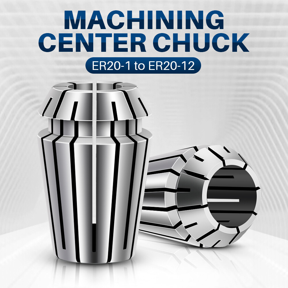 Qtqgoitem ER25 1/8in Spring Collet, 0.015mm Accuracy, Steel, For CNC Engraving & Milling Machines