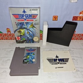 TOP GUN THE SECOND MISSION NINTENDO NES PAL A ITALIANA MATTEL CIB (2)