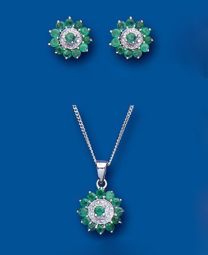Earrings Set Solid Sterling Silver 