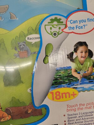 i-Mat: My Animal World 9pk W/Voice Pen Creative Baby Interactive