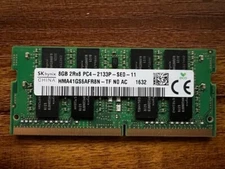 USED SK Hynix 8 GB (1x8GB) HMA41GS6AFR8N-TF PC4-2133P Laptop Memory RAM
