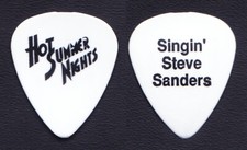 Oak Ridge Boys Steve Sanders Hot Summer Nights White Guitar Pick - 1990s Tours