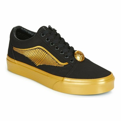 Vans Off The Wall Men's X Harry Potter Old Skool Shoes - Golden  Snitch/Black | eBay