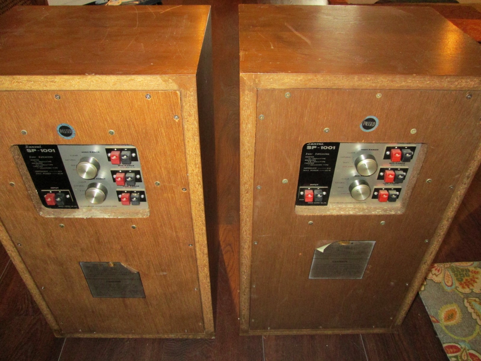 sansui sp 1001 speakers