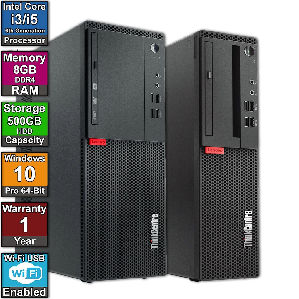 FAST CHEAP DELL/HP/LENOVO CORE i3/i5 COMPUTER PC 8GB RAM 500GB HDD Wi-Fi WIN 10 - Image 3 of 3