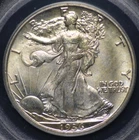 1936 S WALKING LIBERTY PCGS MS 64 OLD GREEN HOLDER  WELL STRUCK, PUFFY WHITE,
