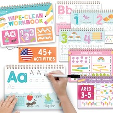 ABC Tracing Books for Kids 3-5  Dry Erase Writing Preschool Activities