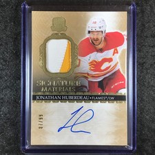 2023-24 The Cup Hockey JONATHAN HUBERDEAU Signature Materials Patch Auto 87/99