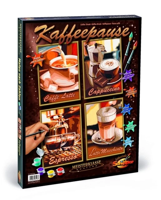 Schipper Malen nach Zahlen - Kaffeepause  (Quattro) 4000887935538 - Bild 2 von 4