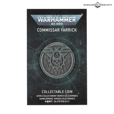 #ad Warhammer 40K Commissar Yarrick Coin of the Month May 2026 $29.95