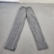 Rocky Mountain Jeans Womens 0 Long meas 24x35 VTG Gray Straight Denim